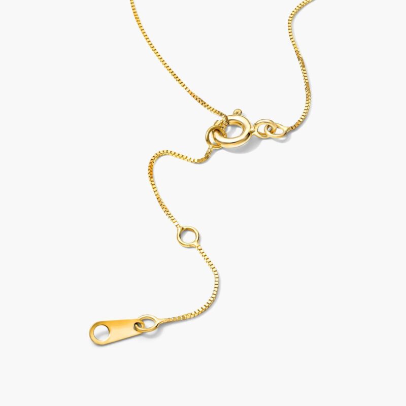 Lab-Grown Diamond Cross Pendant In 14K Yellow Gold - Image 6