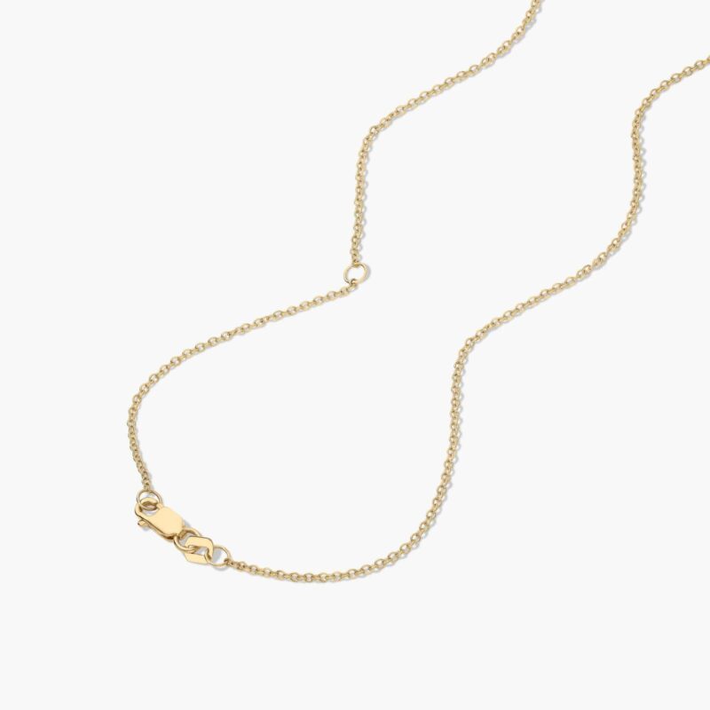 14K Yellow Gold Bezel Lab-Grown Diamond Pendant (1.00 CTW - F-G / VS2-SI1) - Image 2