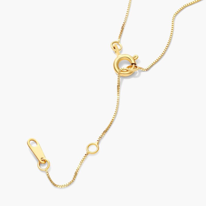 Blossom Lab-Grown Diamond Pendant In 14K Yellow Gold - Image 3